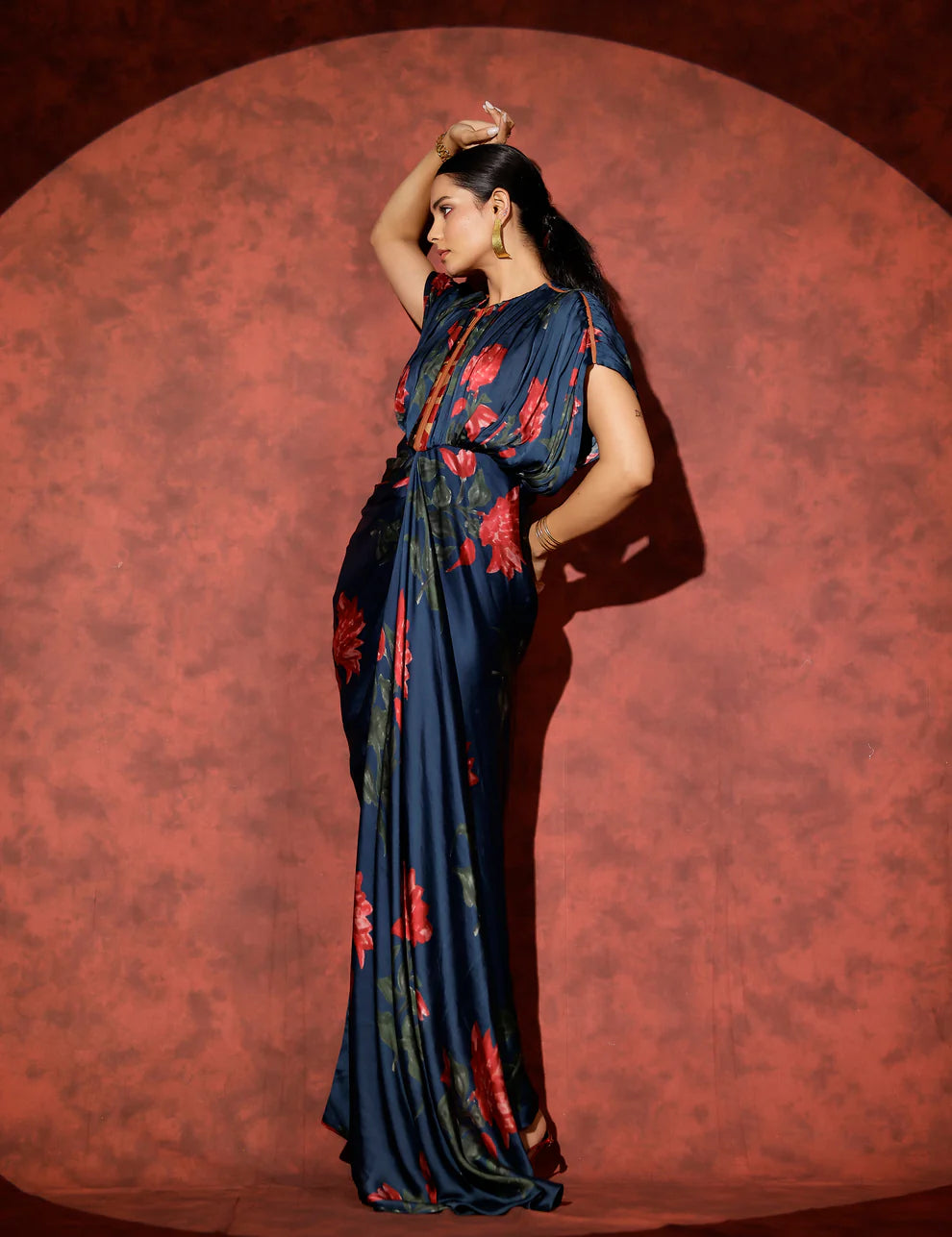 Neelam Kaftan Gown front zip