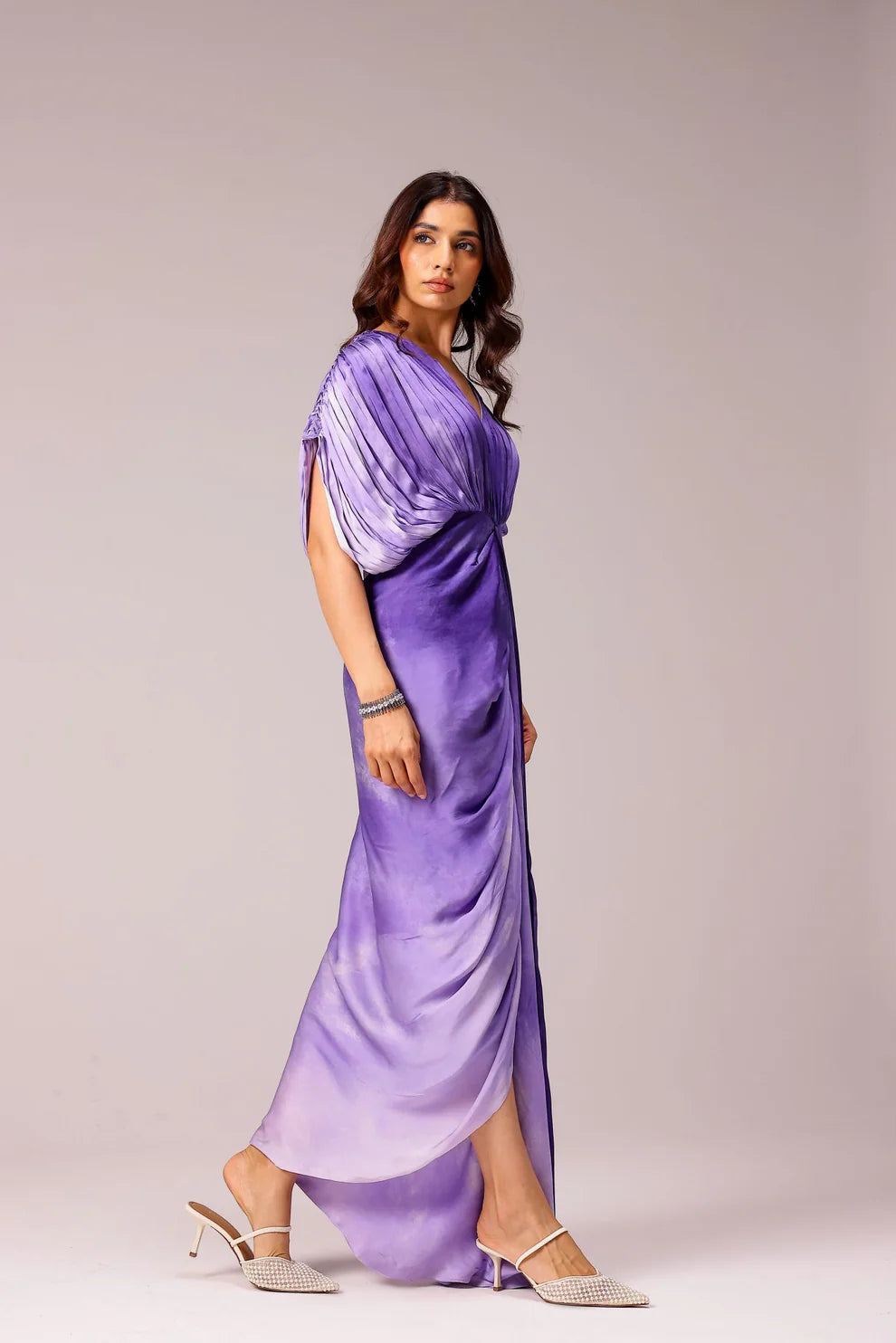 Iris Kaftan Gown V neck