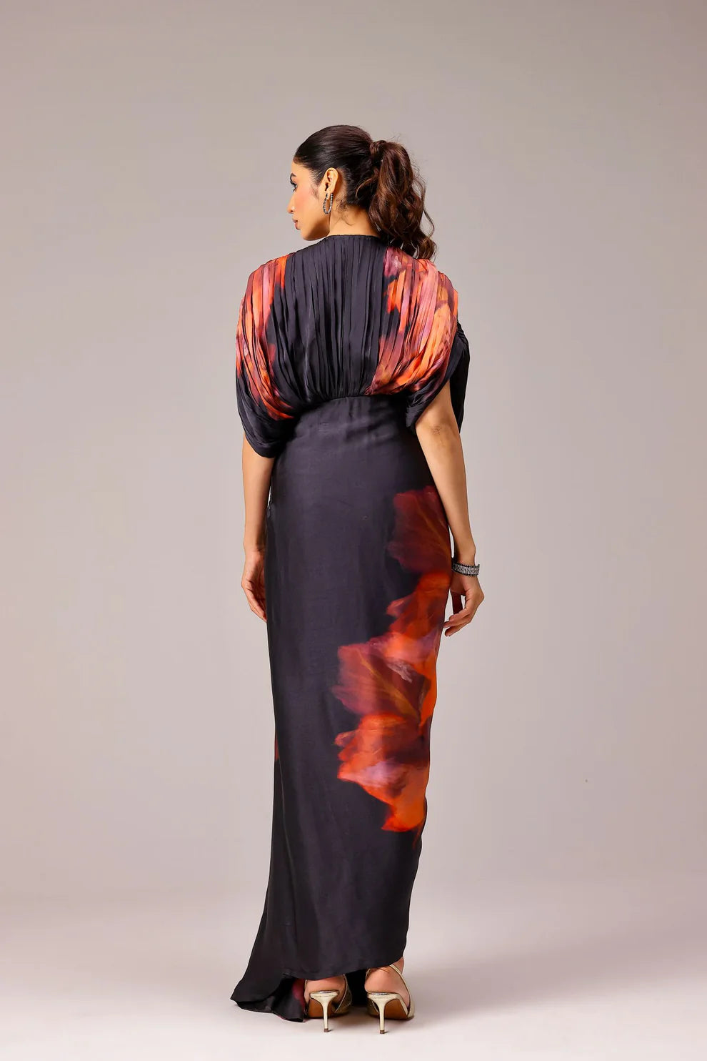 Sienna Kaftan Gown front zip