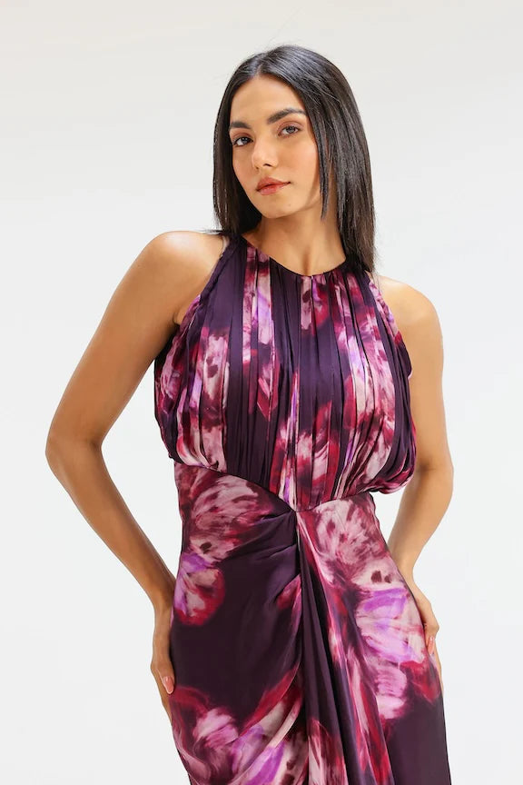 Nauheed Kaftan Gown sleeveless