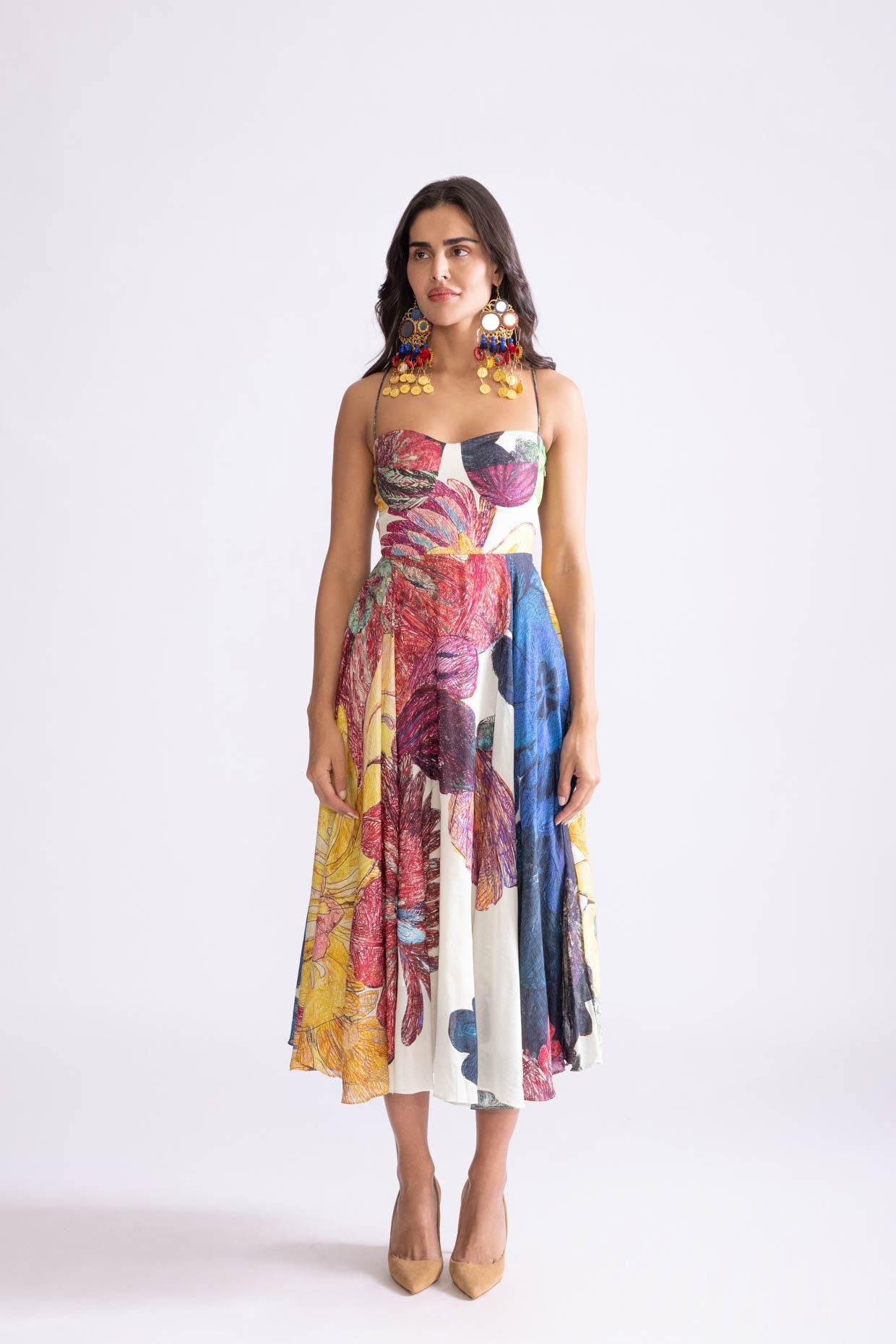 Marilyn kalamkari dress
