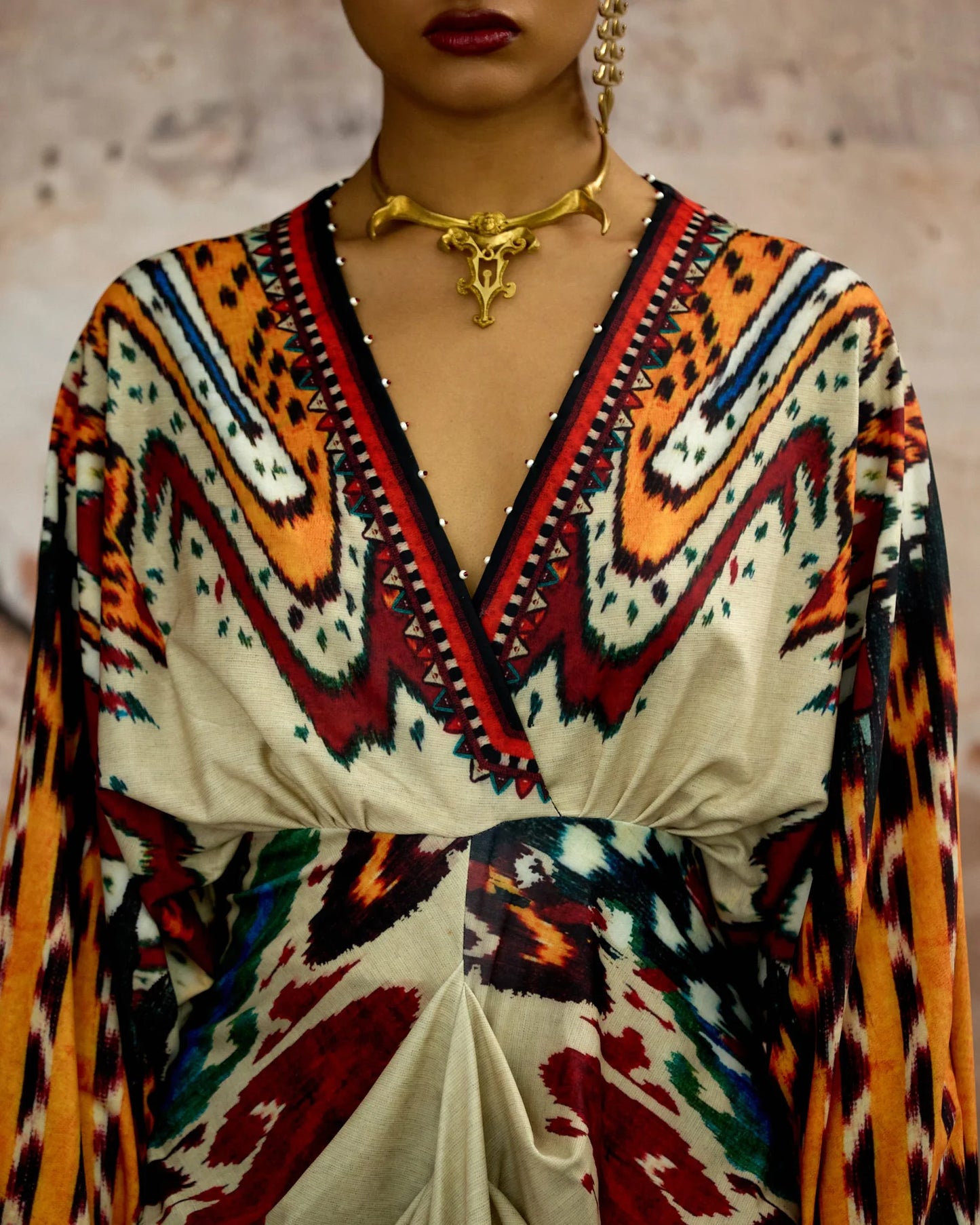 Bone collar necklace