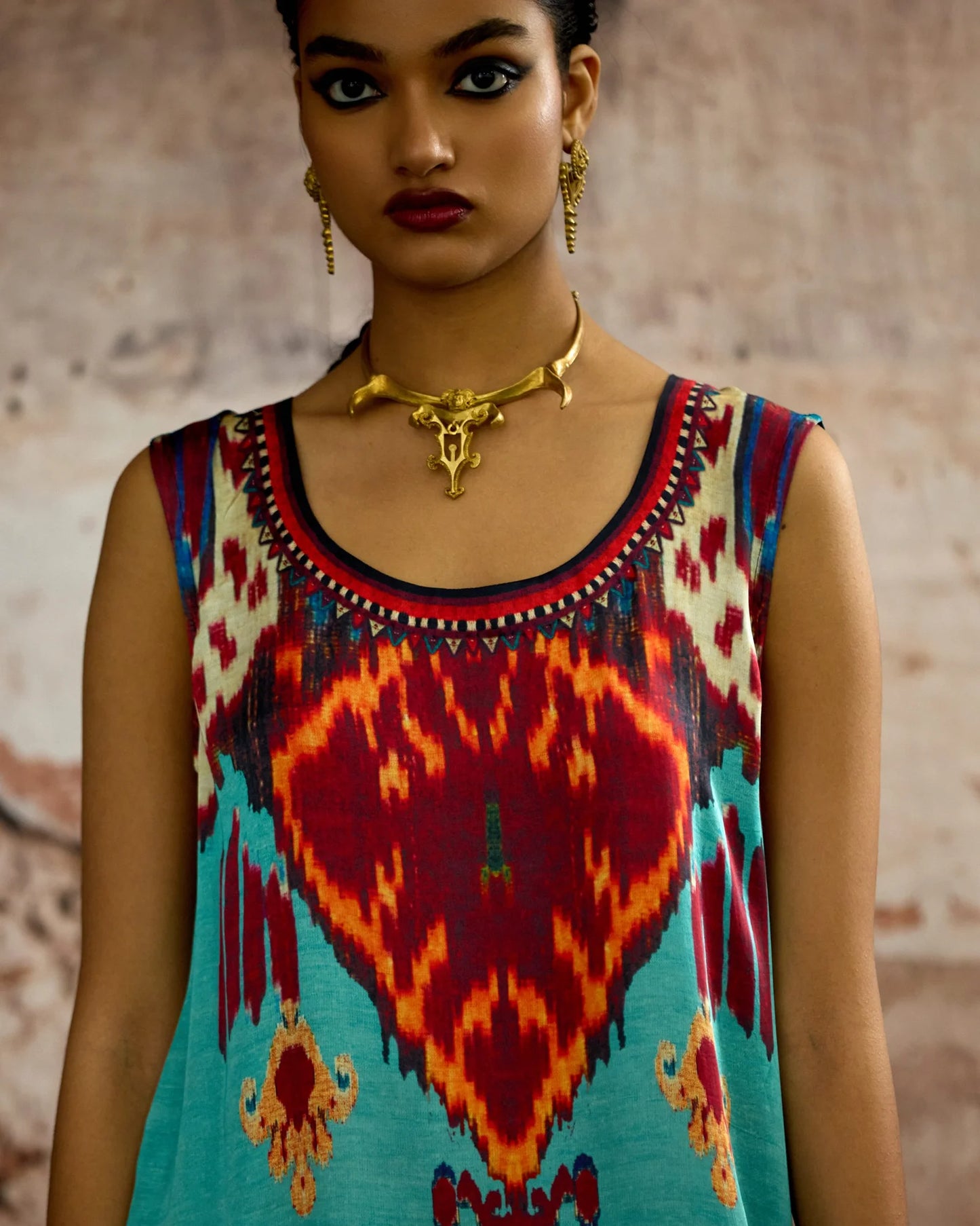 Bone collar necklace