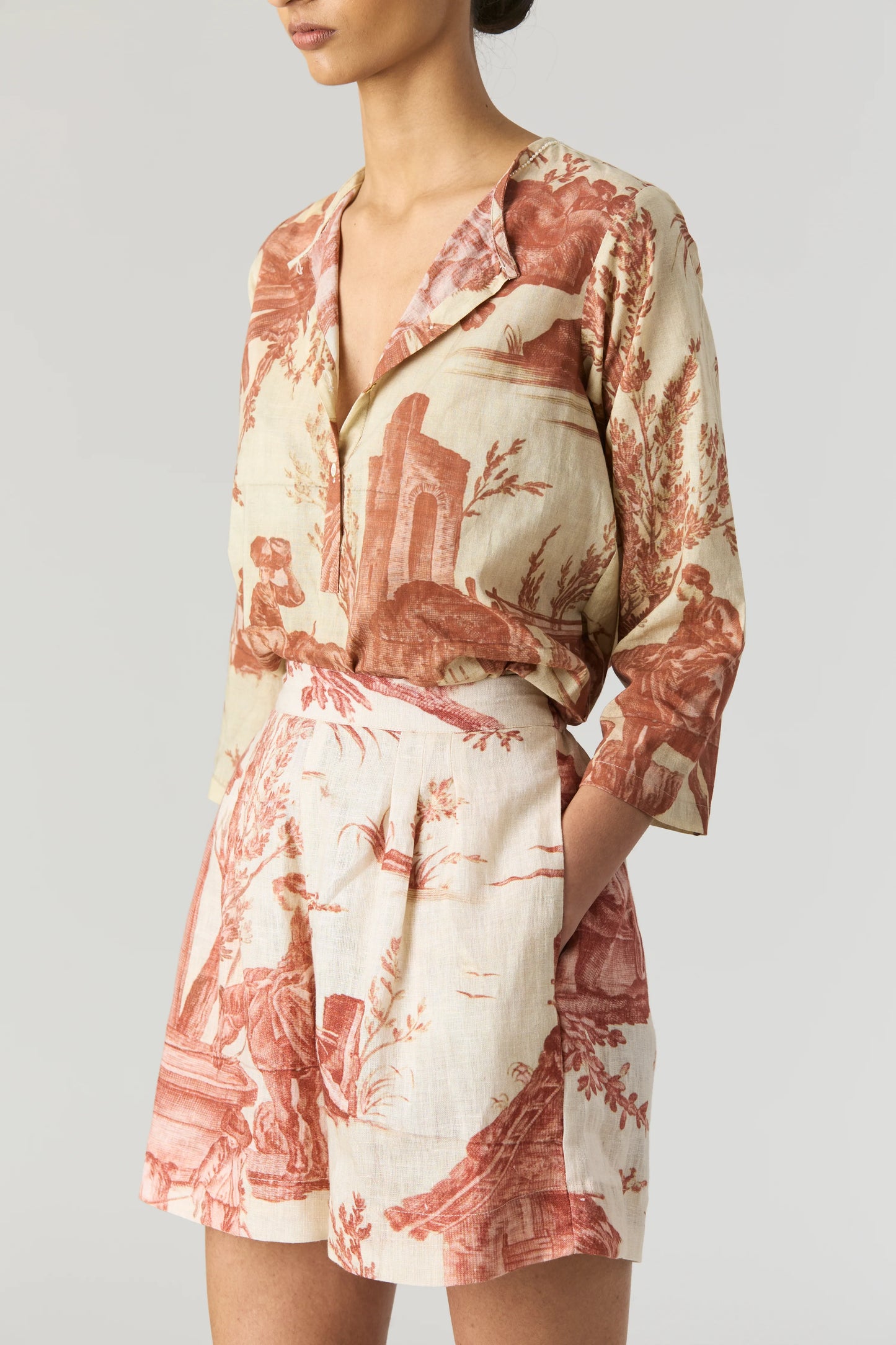 Cabridet crepe blazer co-ord set