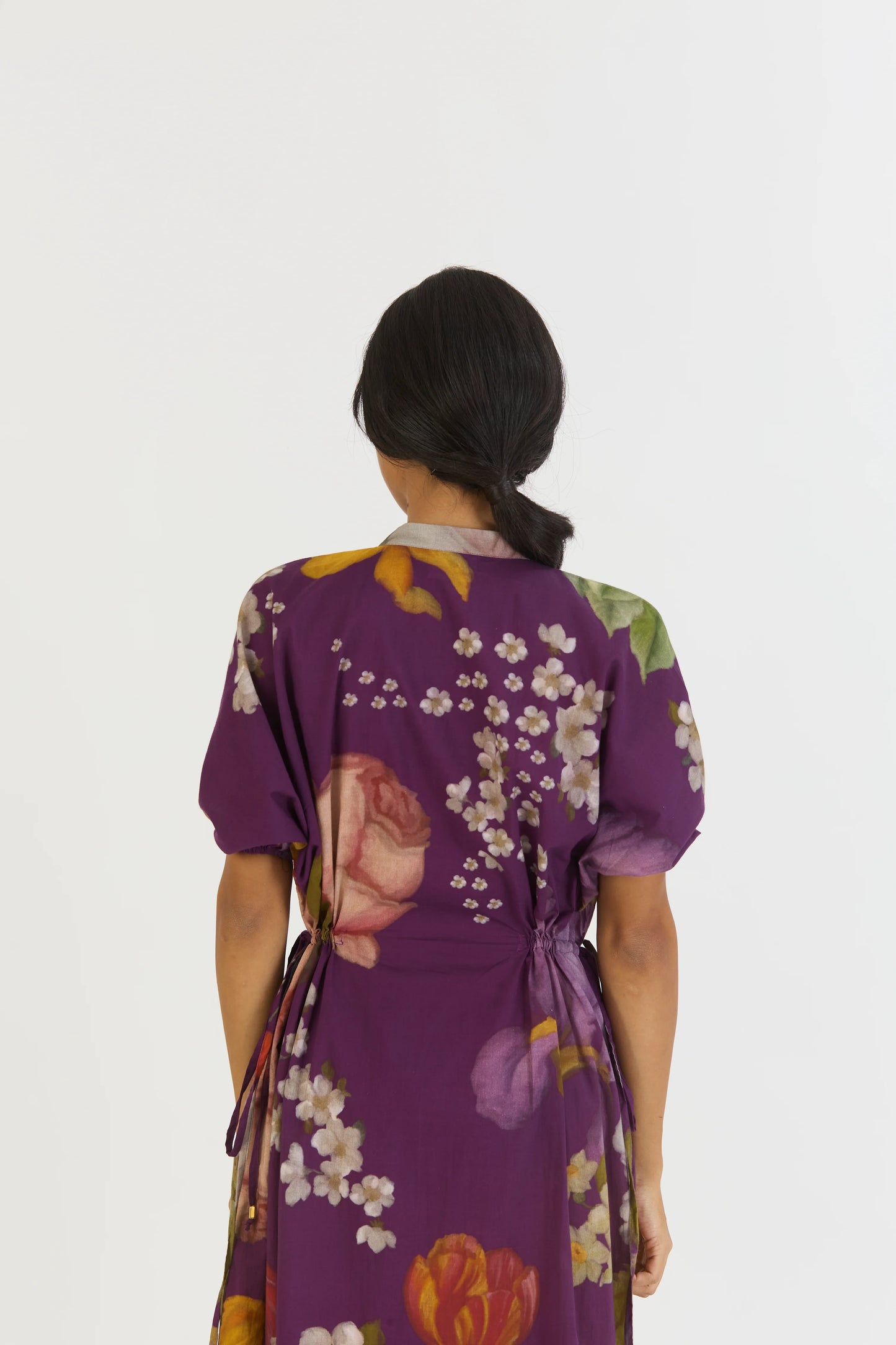 Jamun side tie up dress