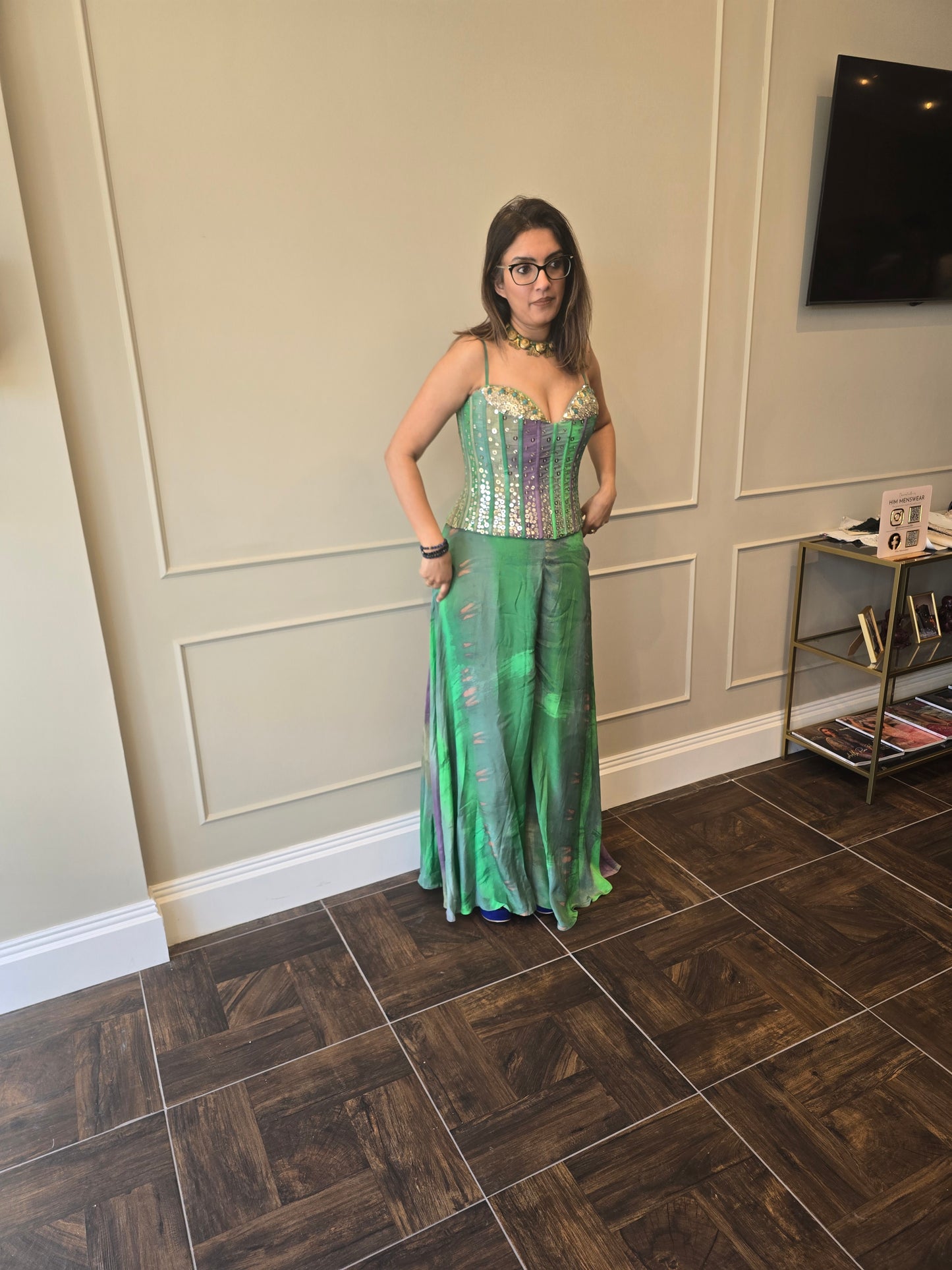 Solstice corset set sharara