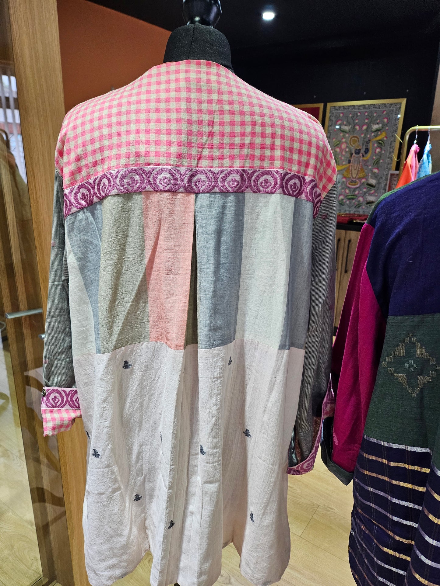 Lilac patch shirt