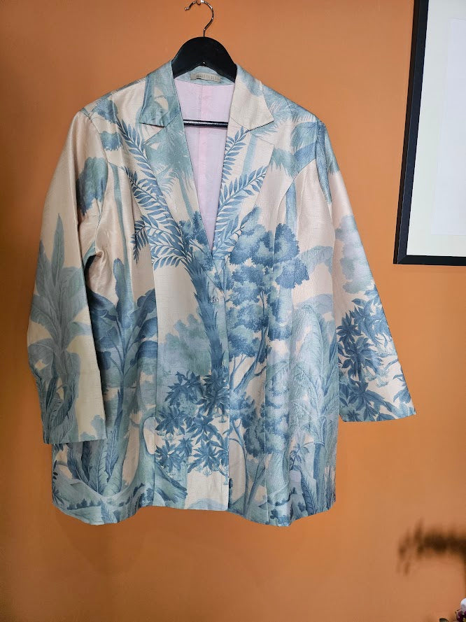 Mist Blue dress & blazer set