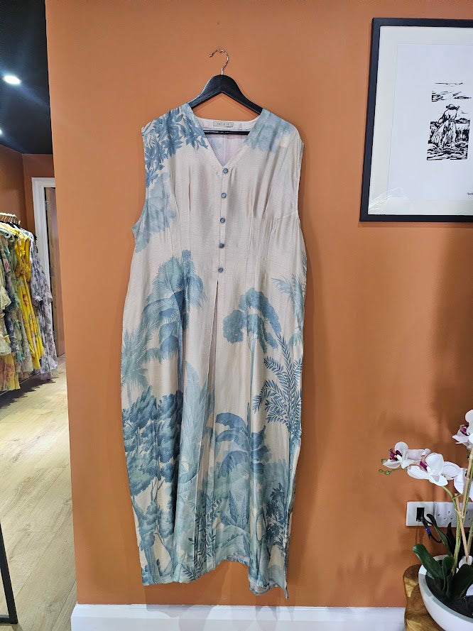 Mist Blue dress & blazer set
