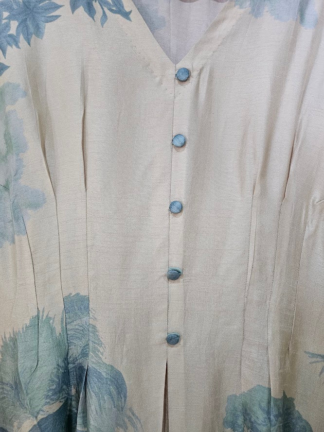 Mist Blue dress & blazer set