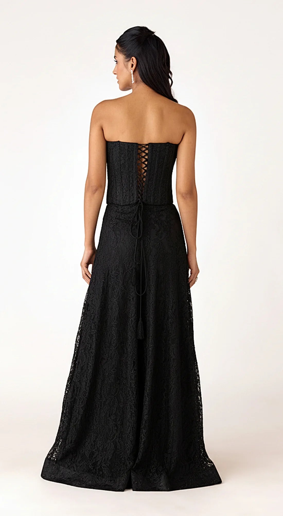 Black corset pant set