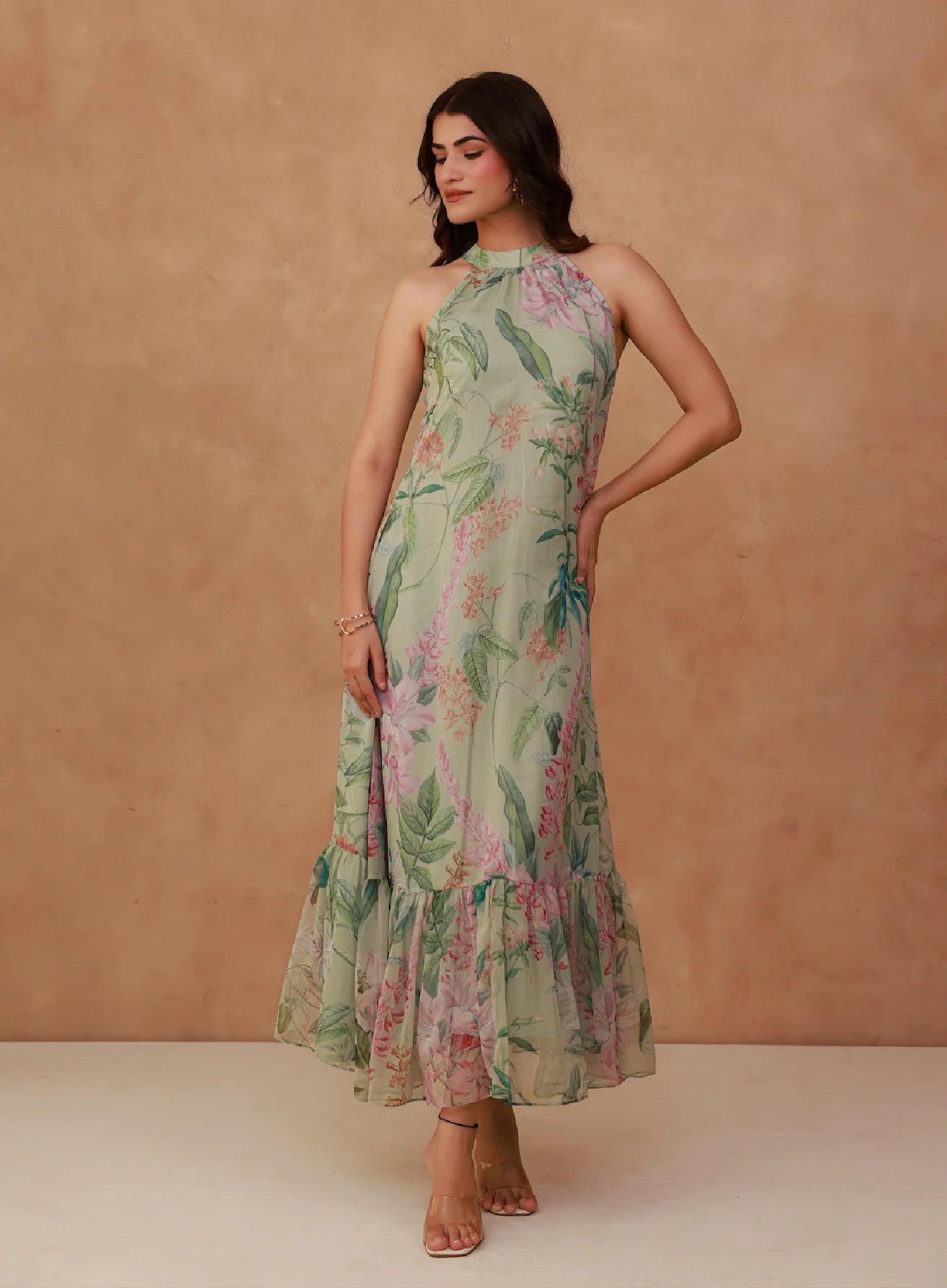 Petelia dress green