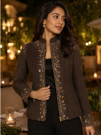 Brown Suede Jacket