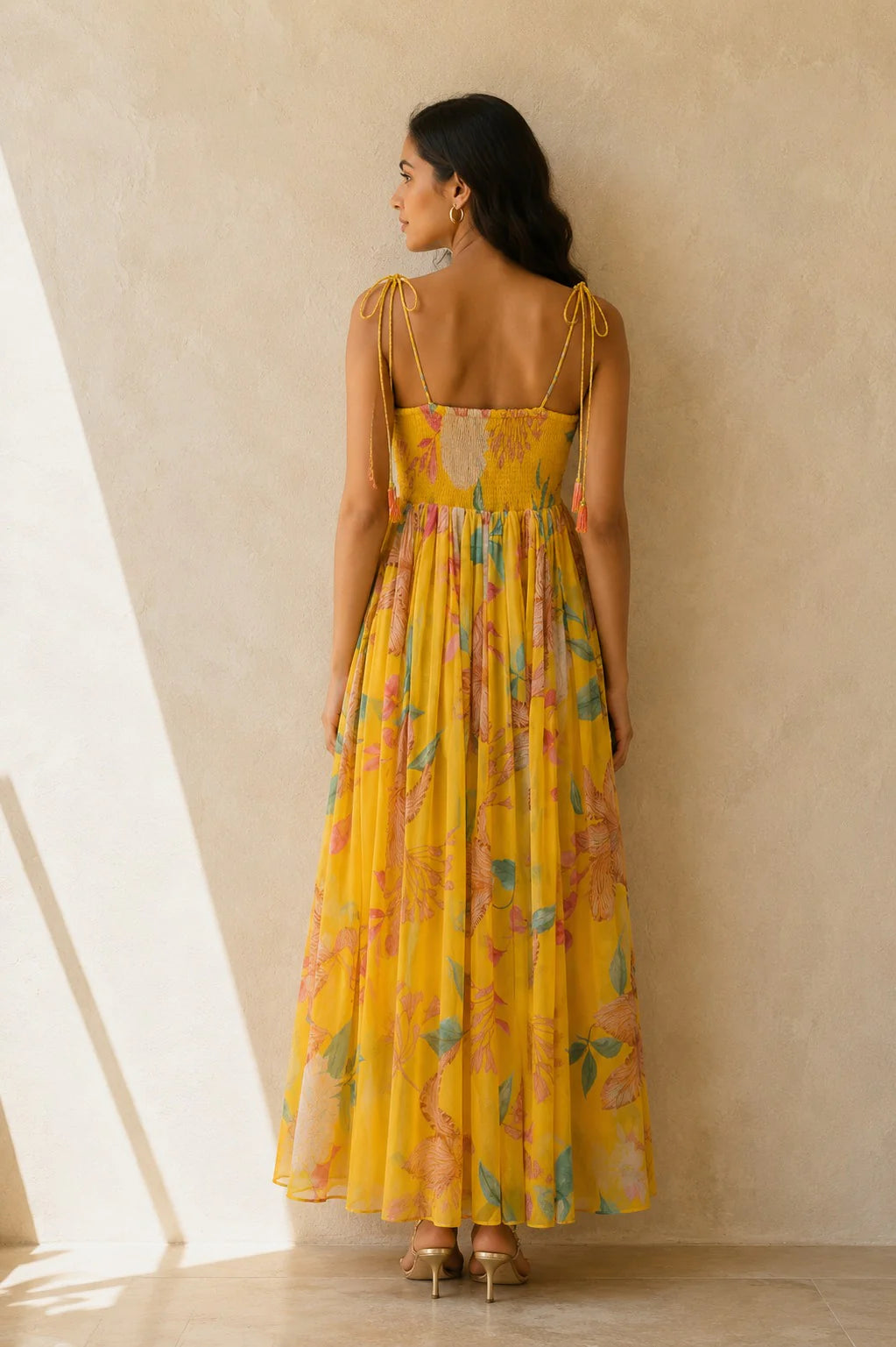 Almanda yellow dress