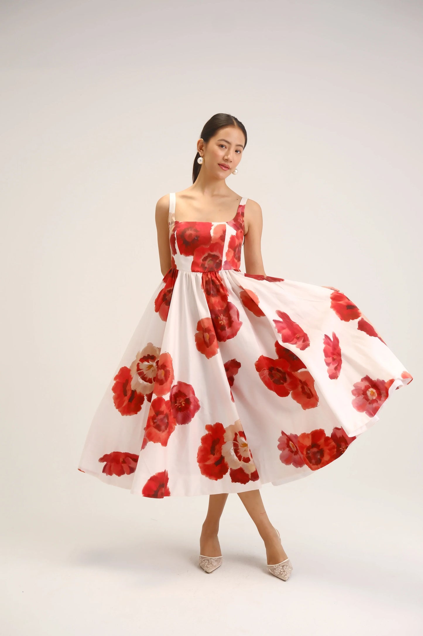 Valentine cherry dress
