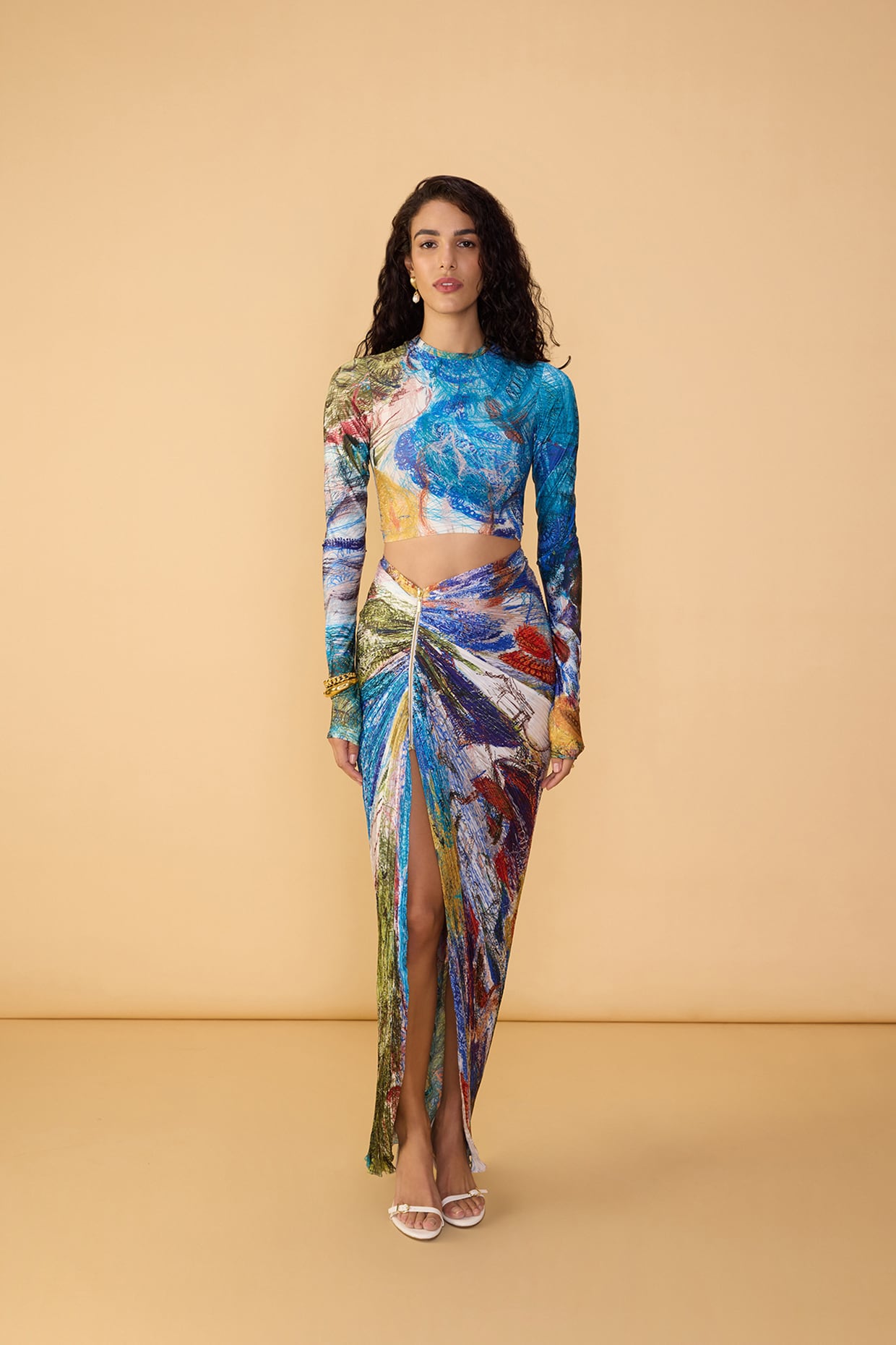 Gigi blouse and skirt set