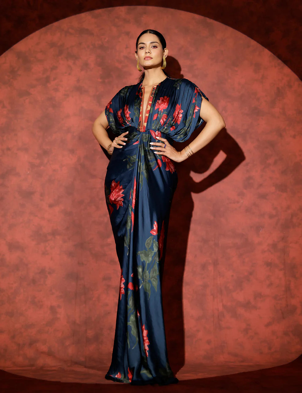 Neelam Kaftan Gown front zip