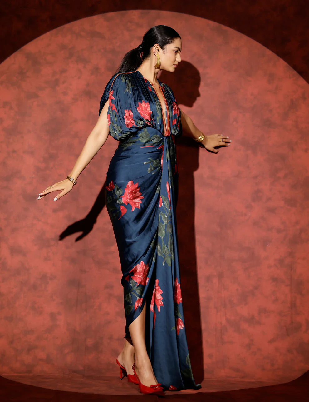 Neelam Kaftan Gown front zip