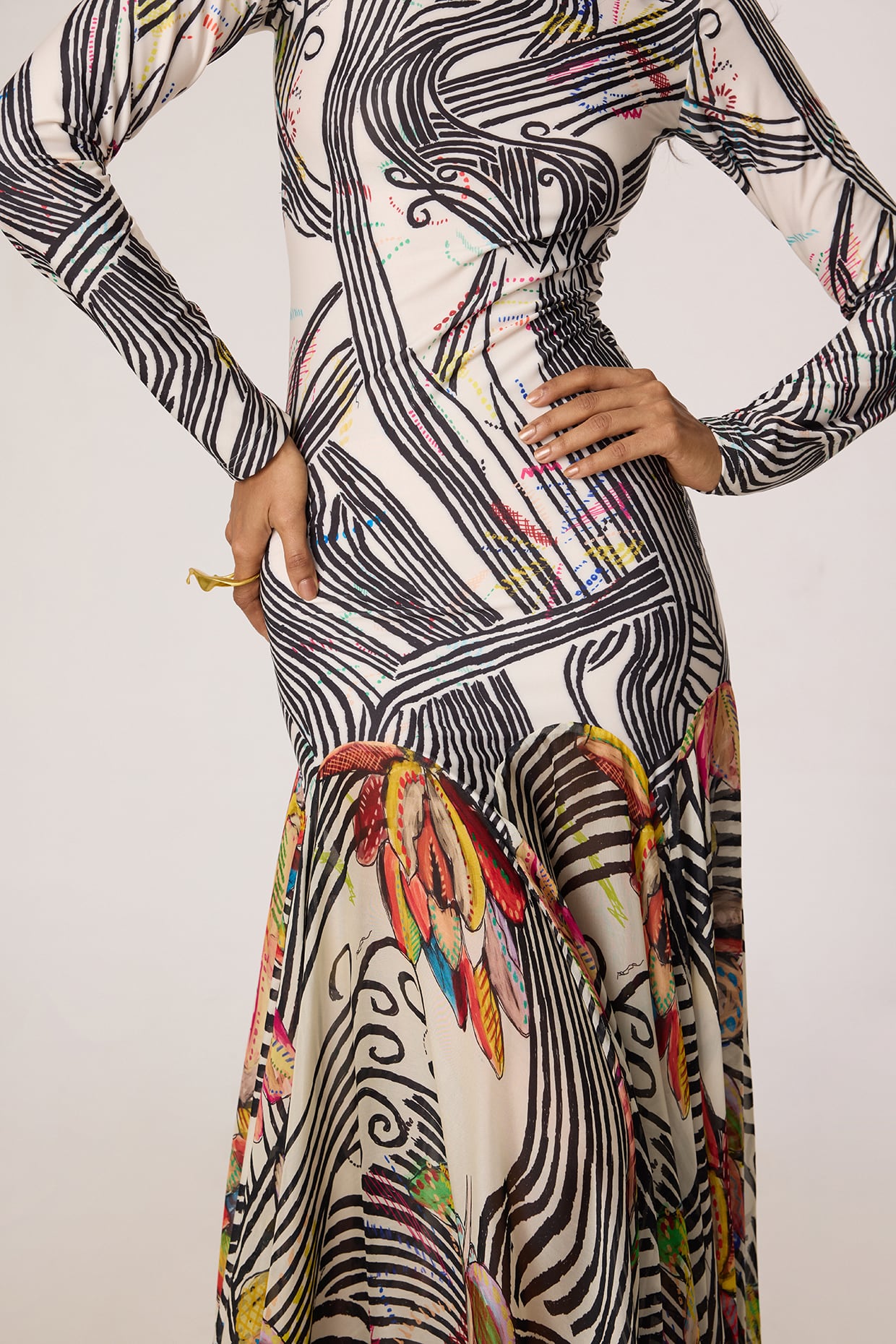 Maeva doodle dress