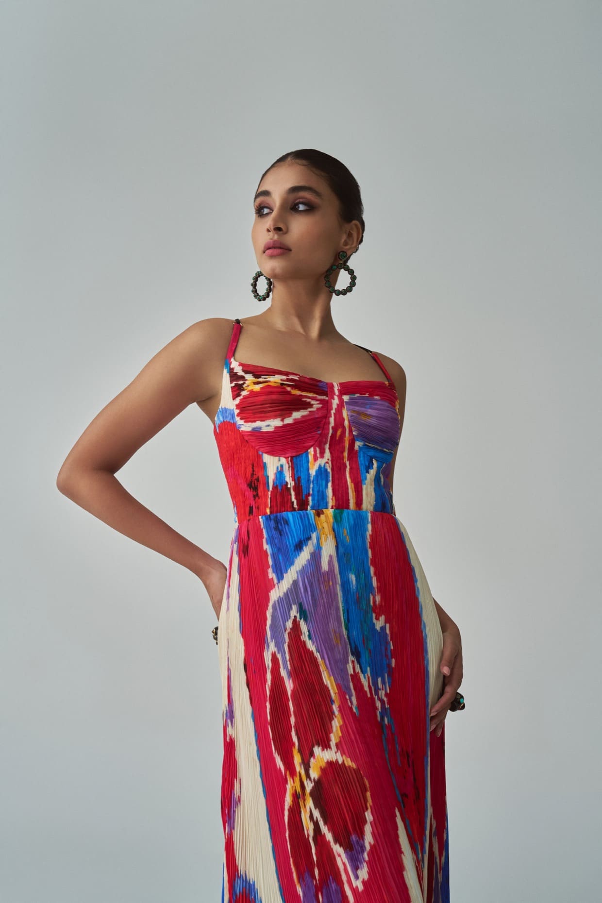 Kiara dress ikkat