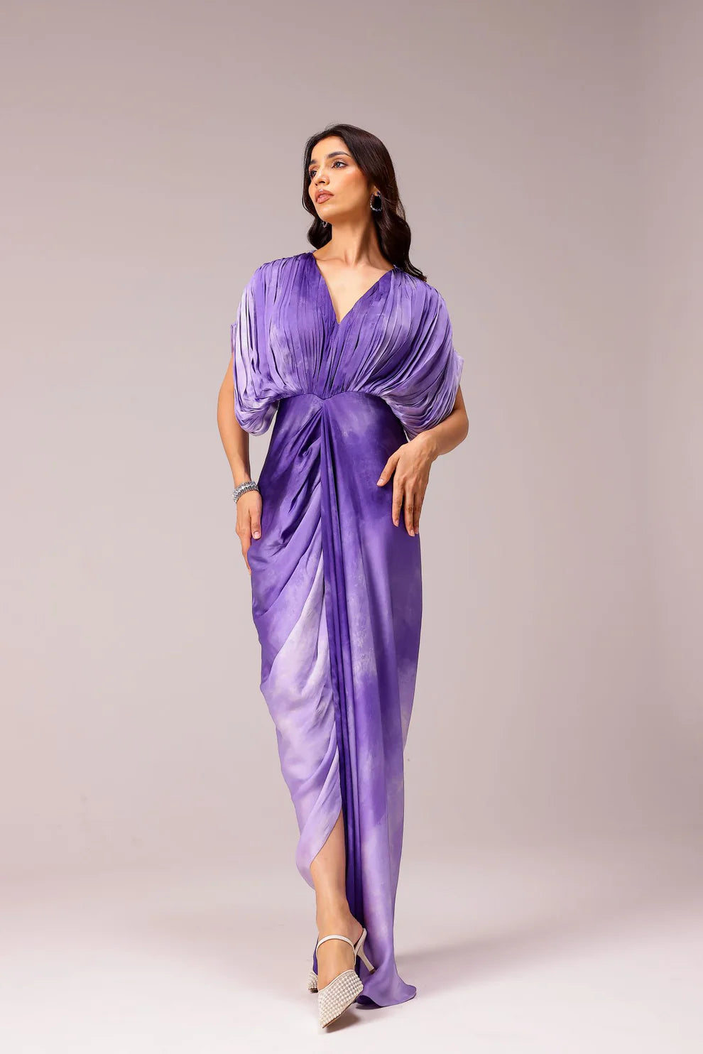 Iris Kaftan Gown V neck