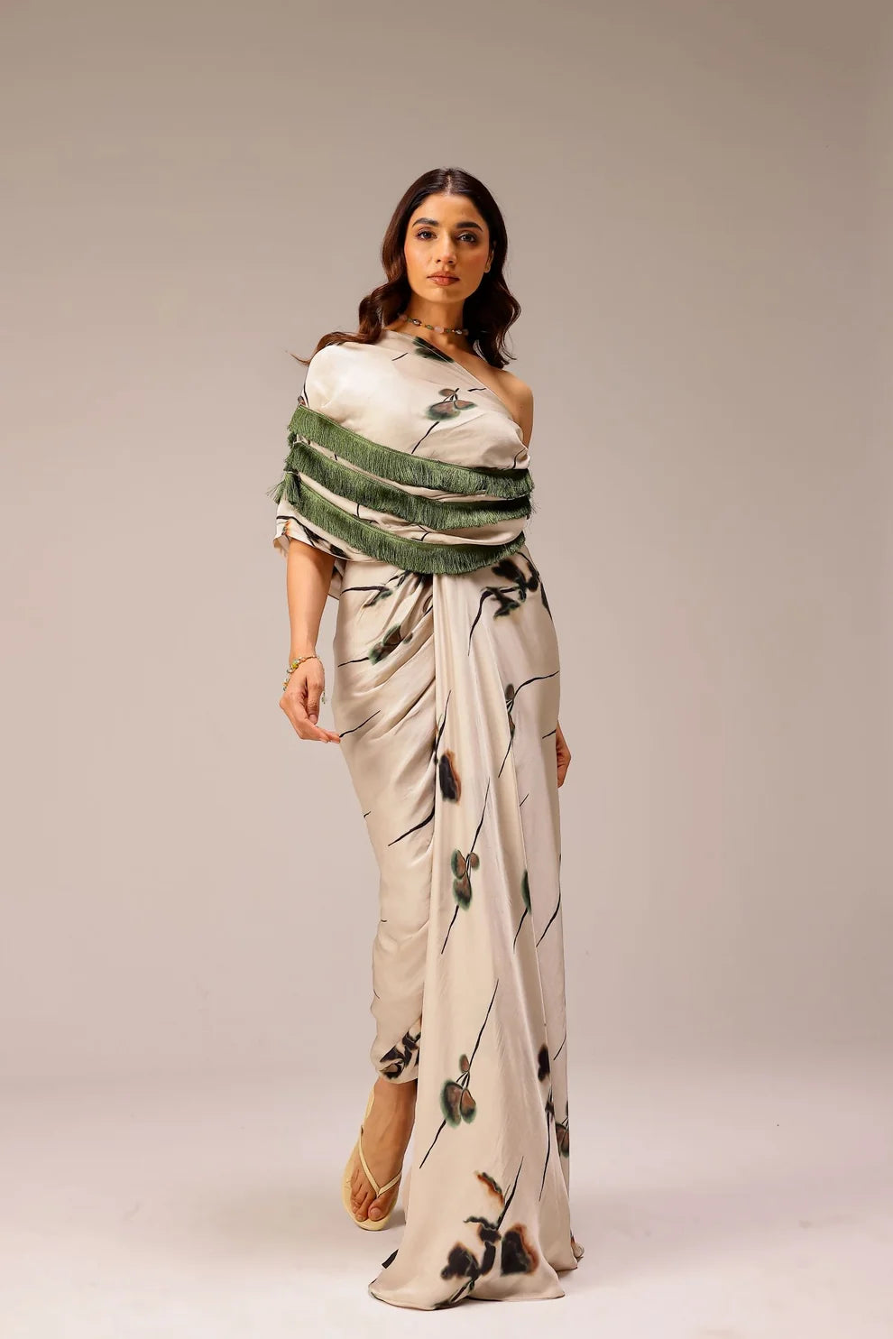 Eden one shoulder gown