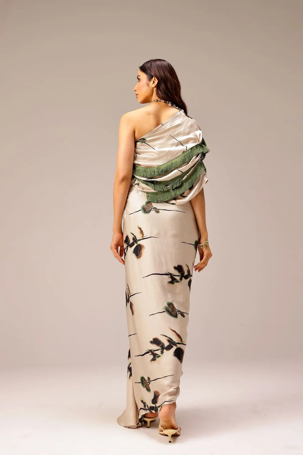 Eden one shoulder gown