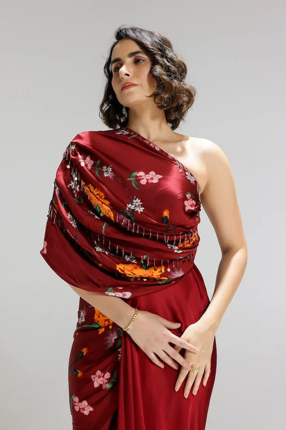 Scarlette one shoulder gown