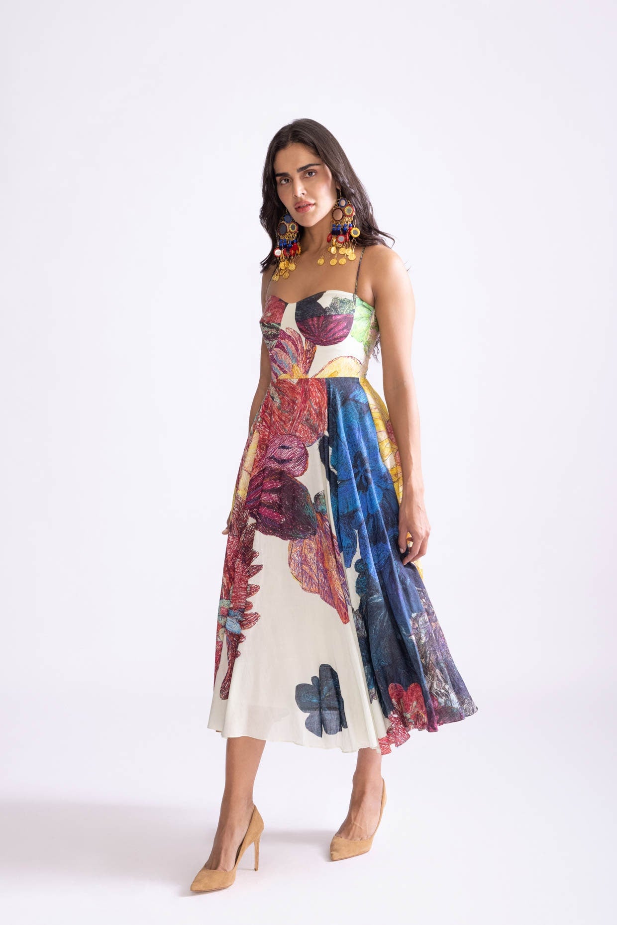 Marilyn kalamkari dress