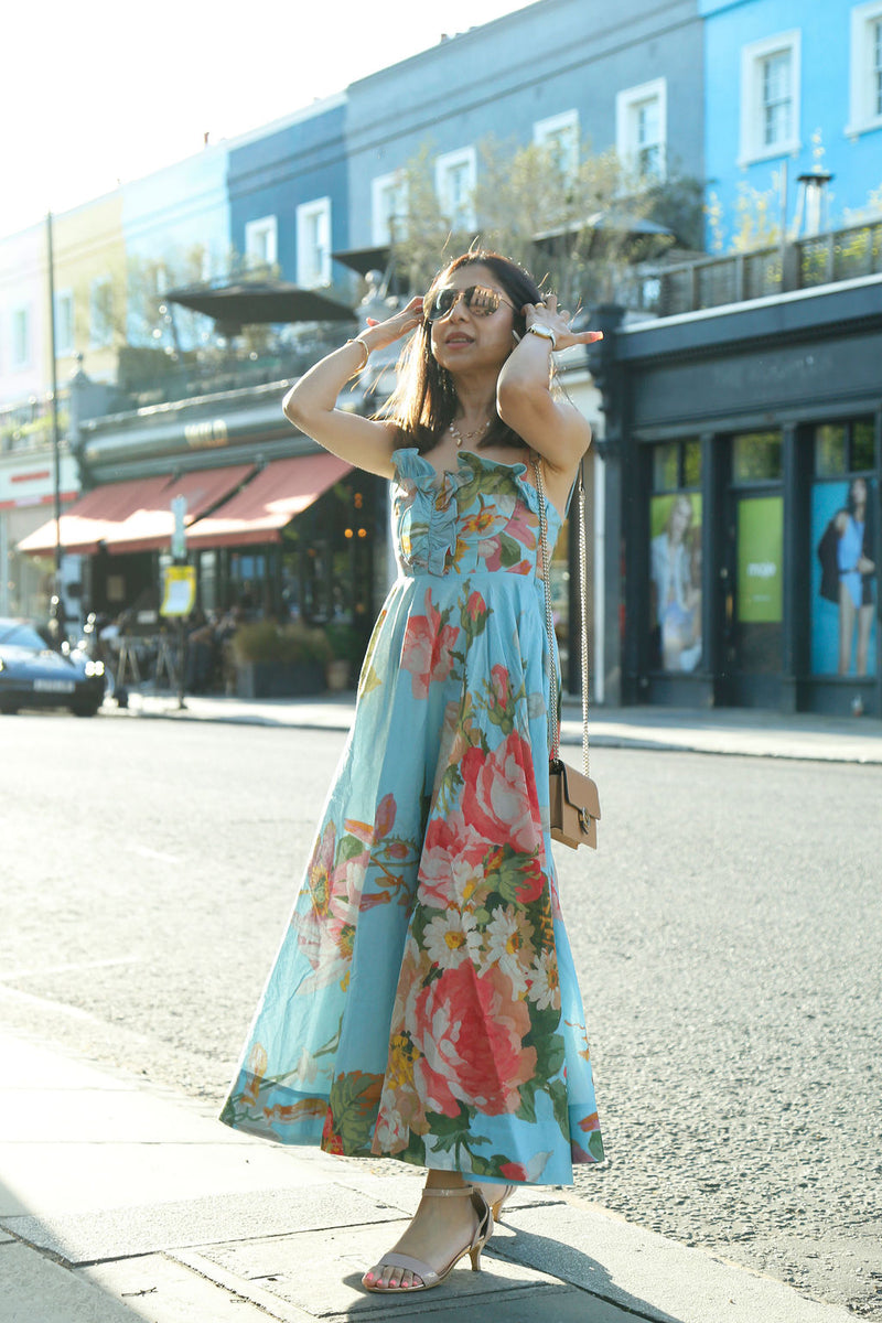 Taffy frill dress