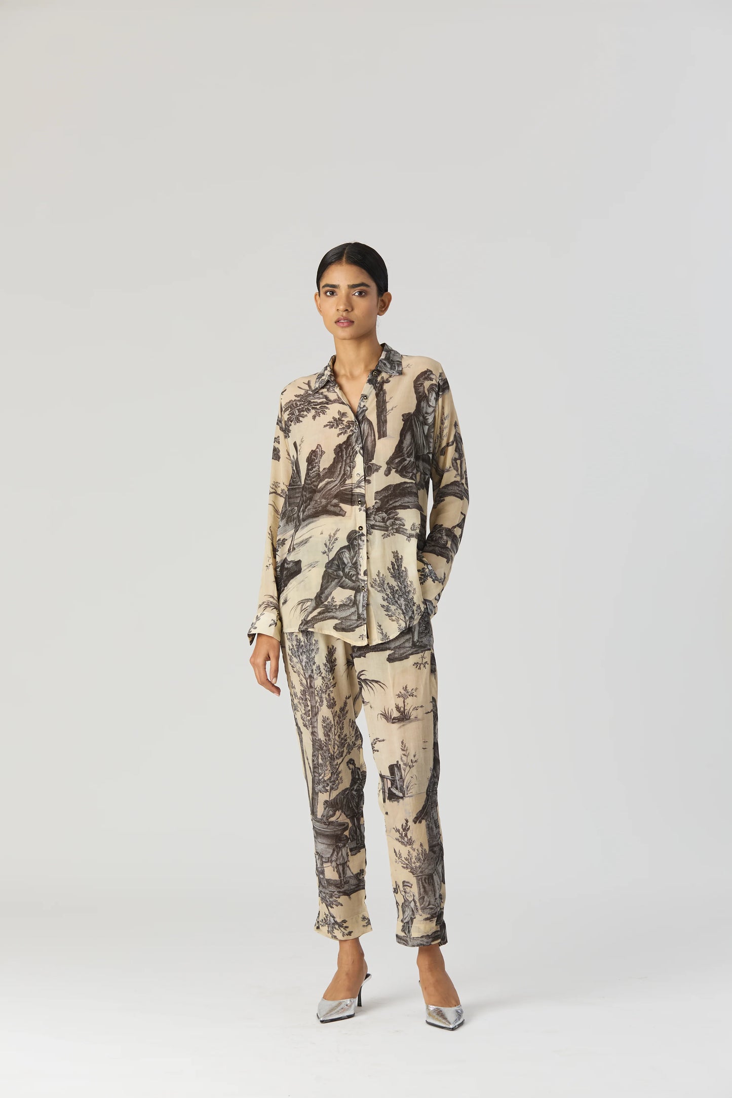 Festa crepe co-ord set