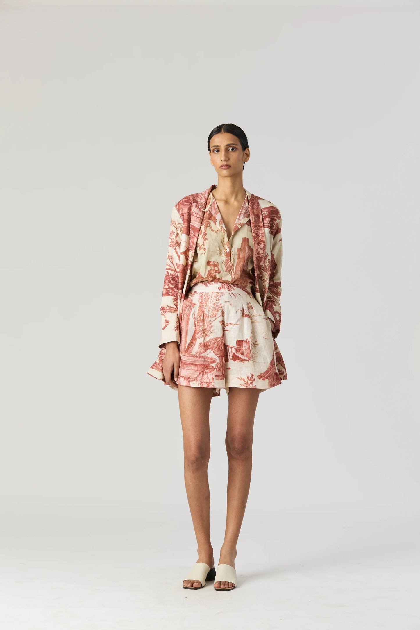 Cabridet crepe blazer co-ord set