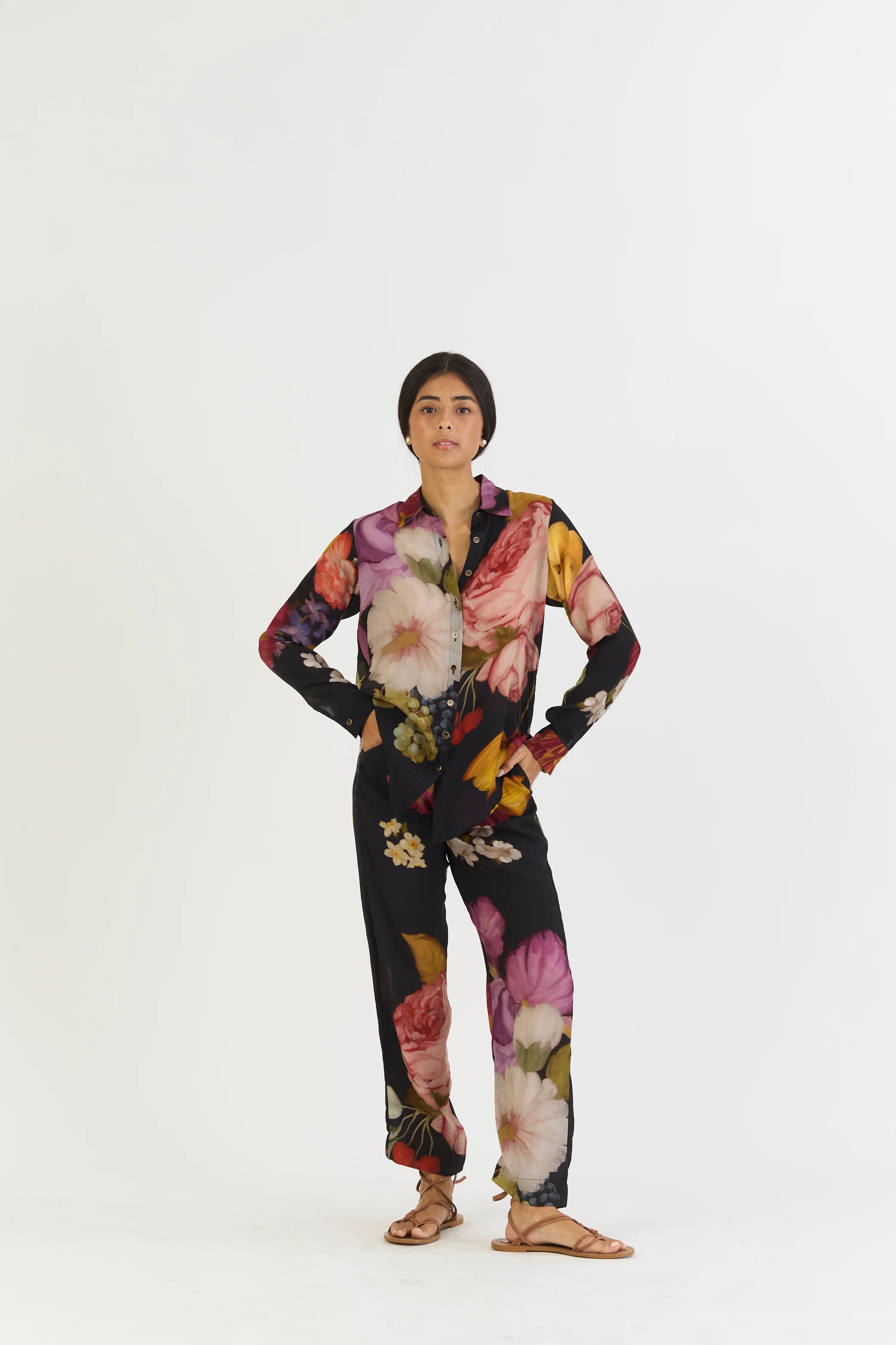 Glory clack crepe co-ord set
