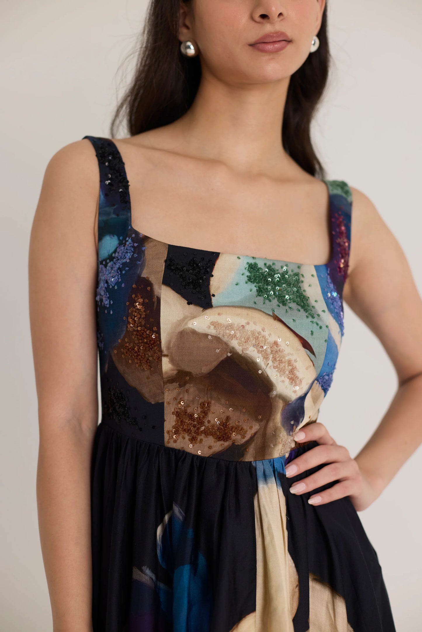 Rocco embroidered dress