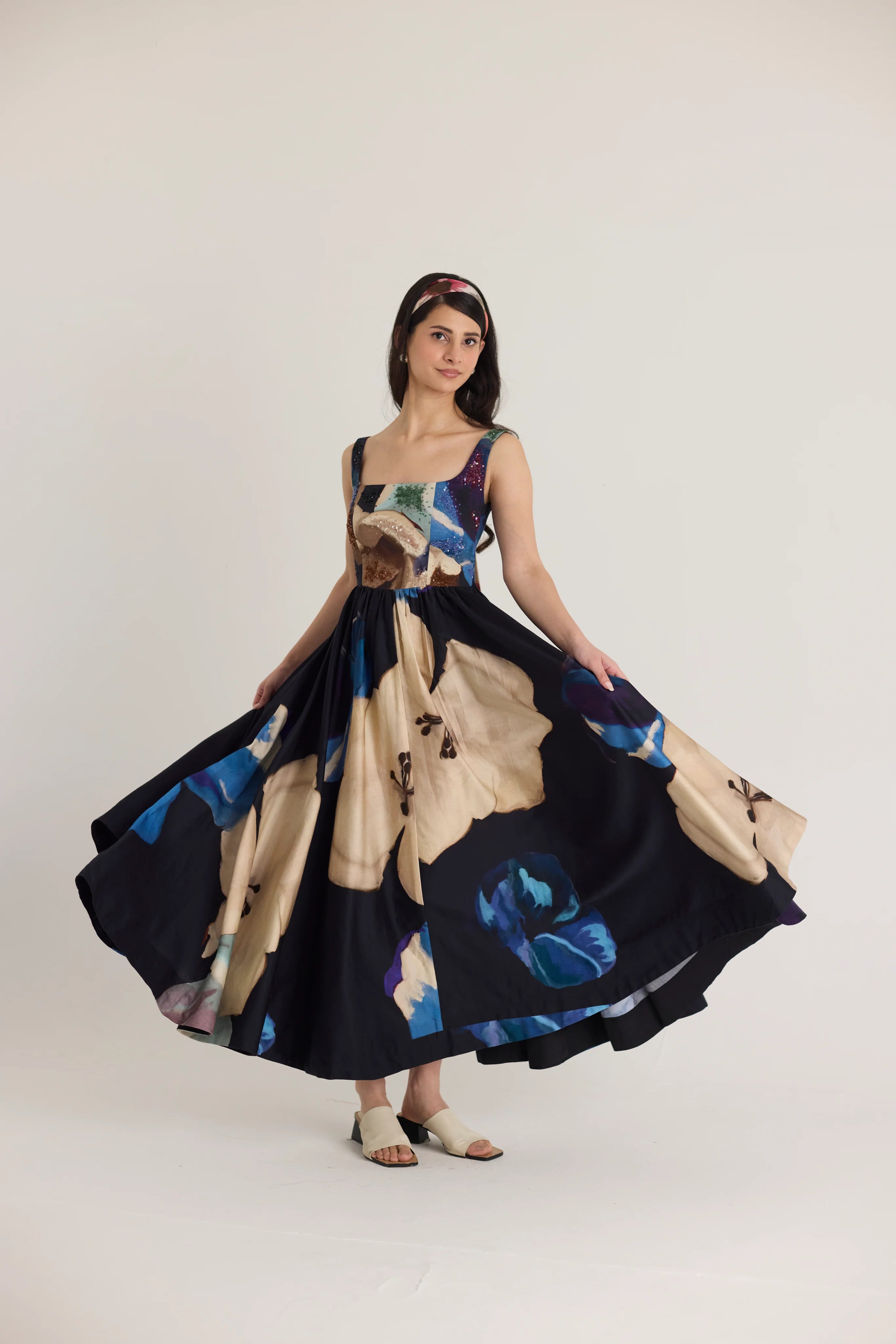 Rocco embroidered dress