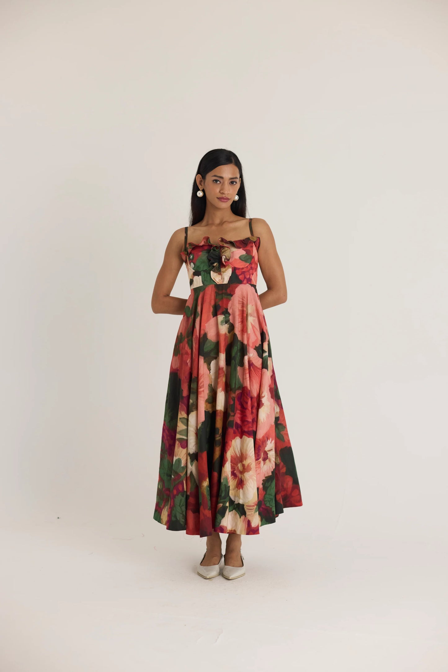 Scarlette frill dress
