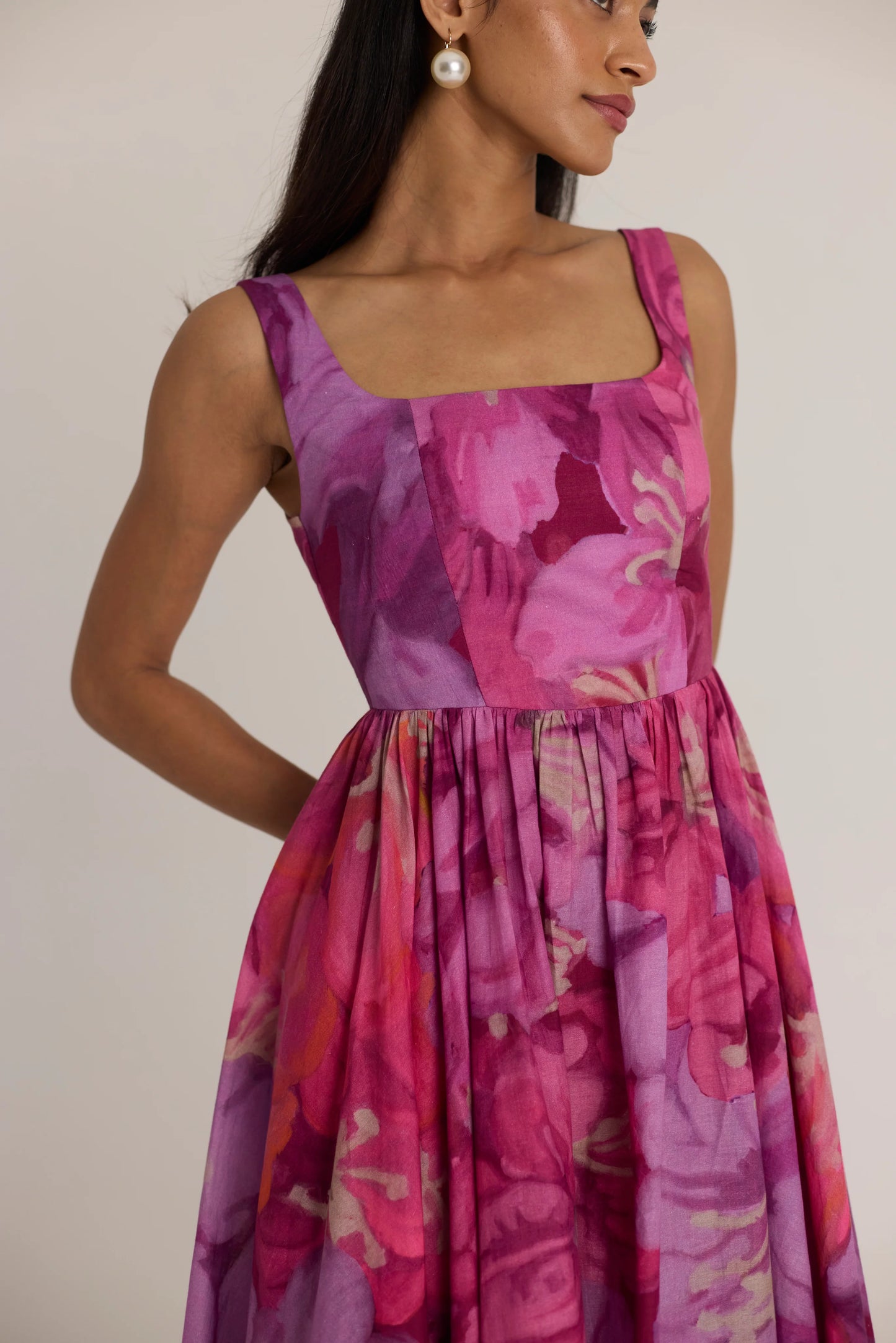 Violet cherry dress