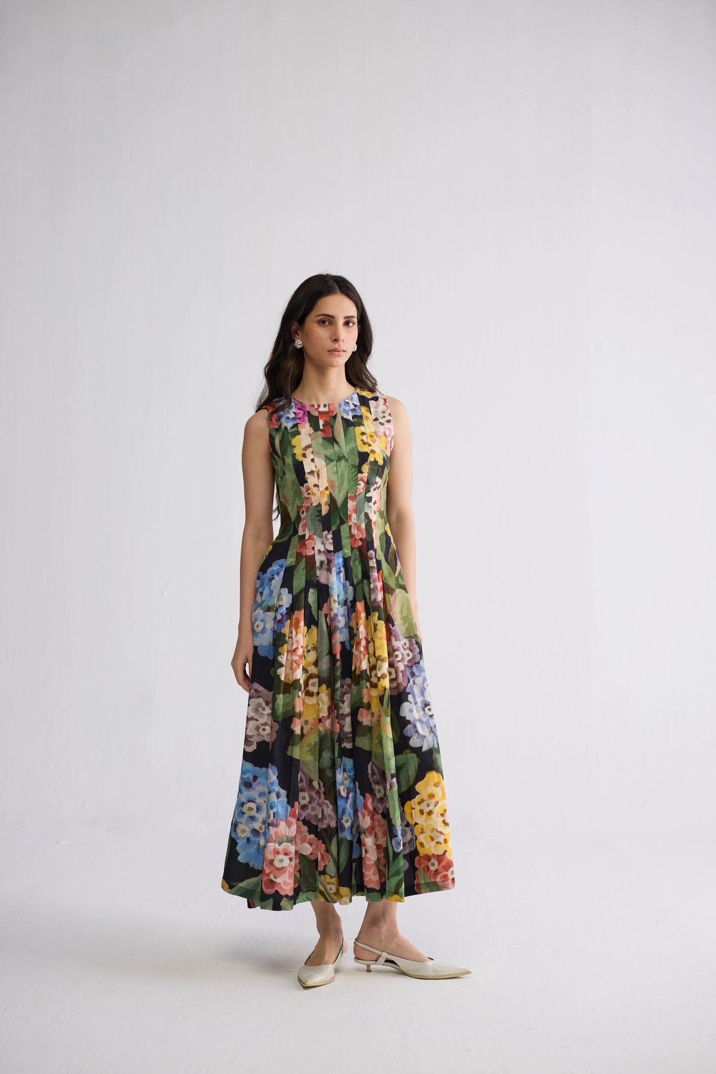 Rain pleated dress