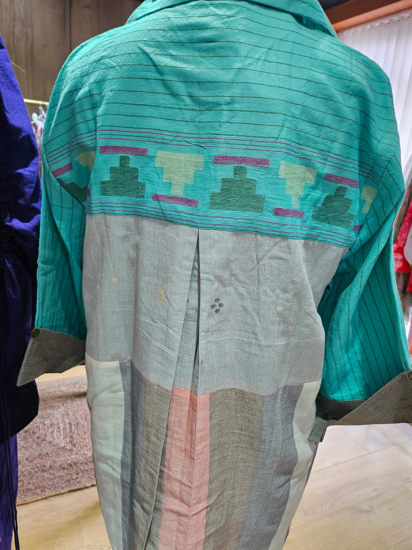 Green patch shirt