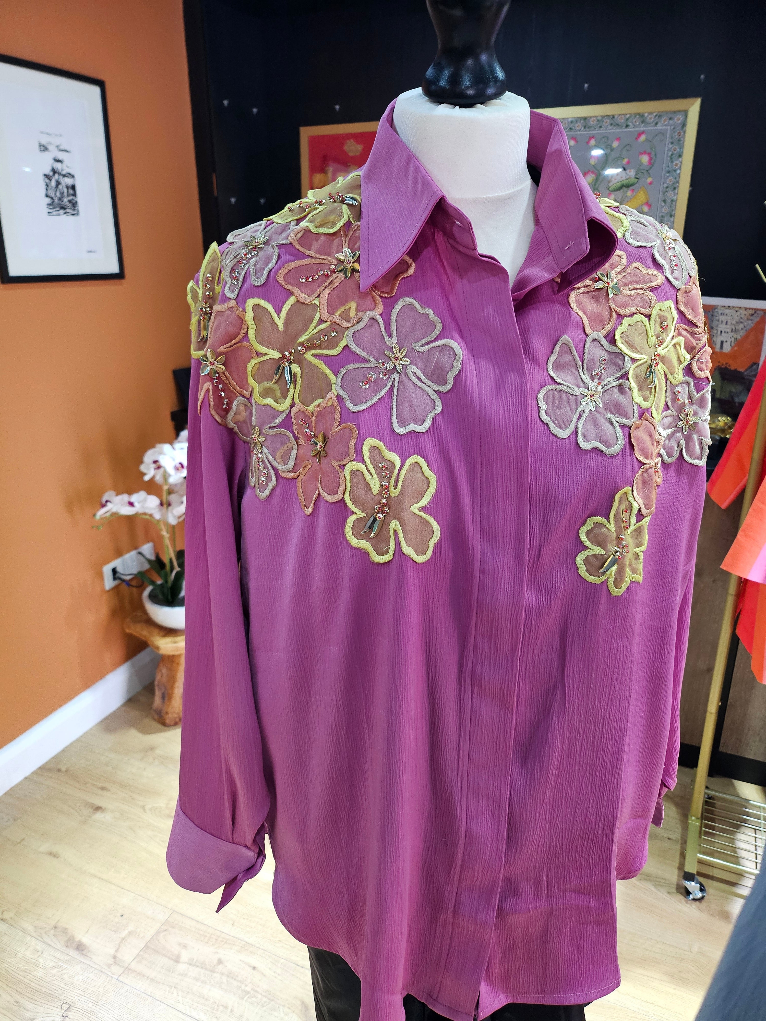 Floral vibrant shirt