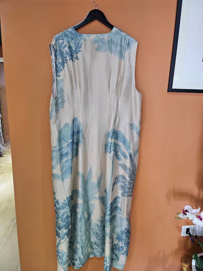 Mist Blue dress & blazer set