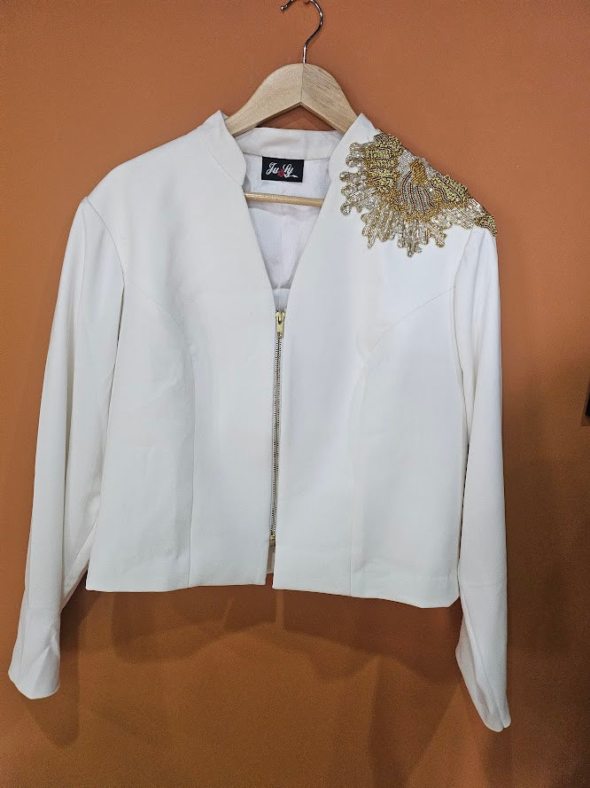Jennifer short jacket embroidered