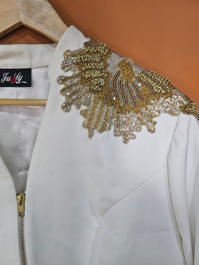 Jennifer short jacket embroidered