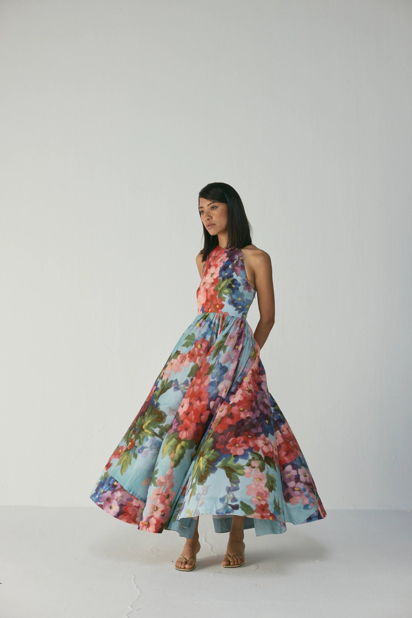Darlington halter dress