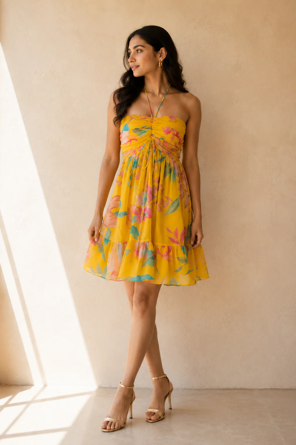 Marielle yellow dress