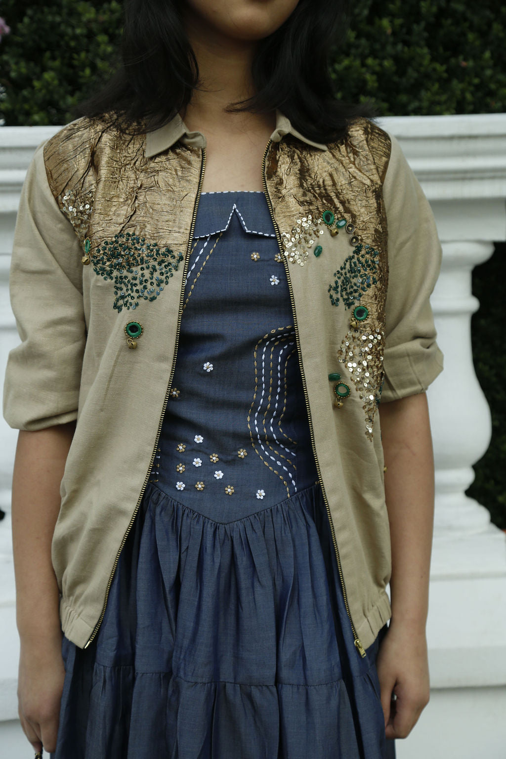 Maella embroidery dress
