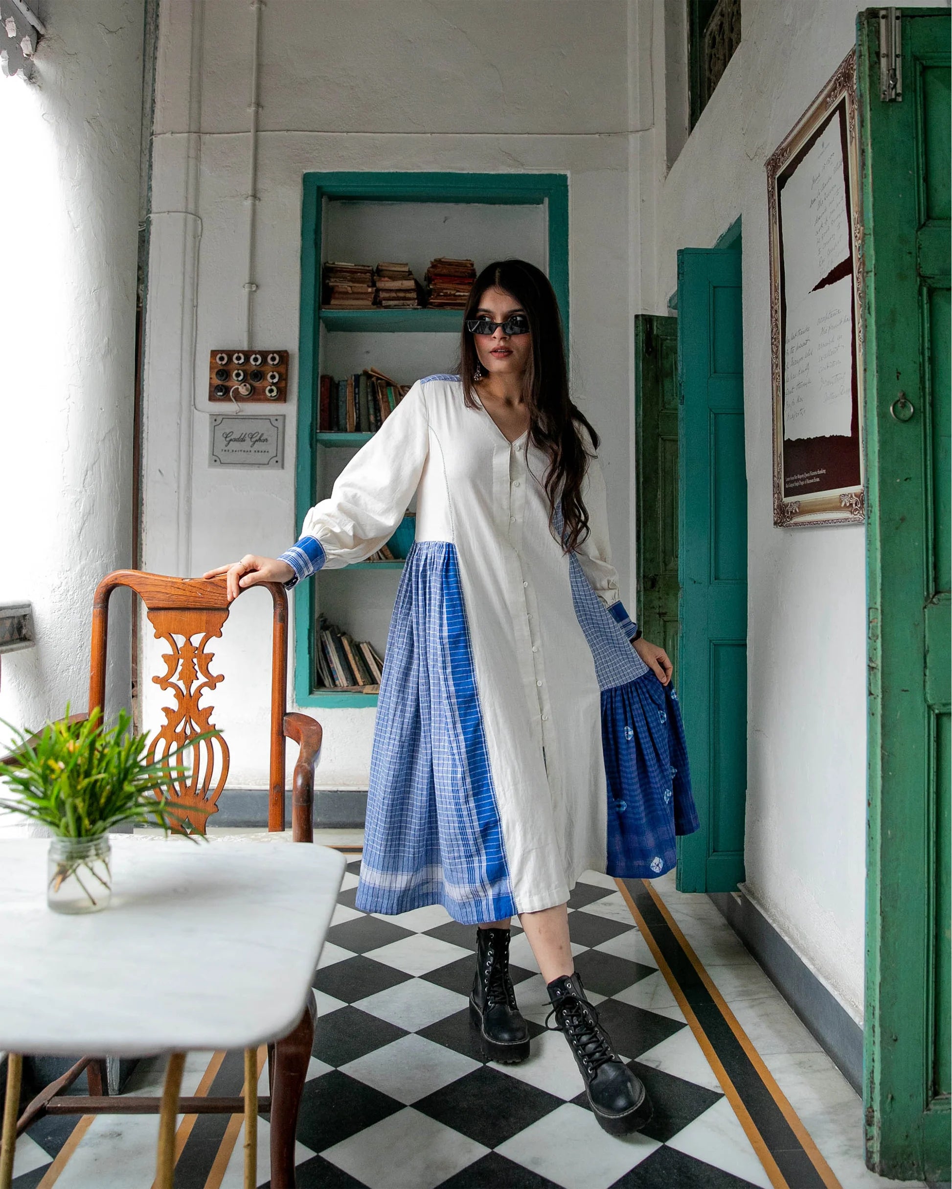 Cerulean Warbler dress