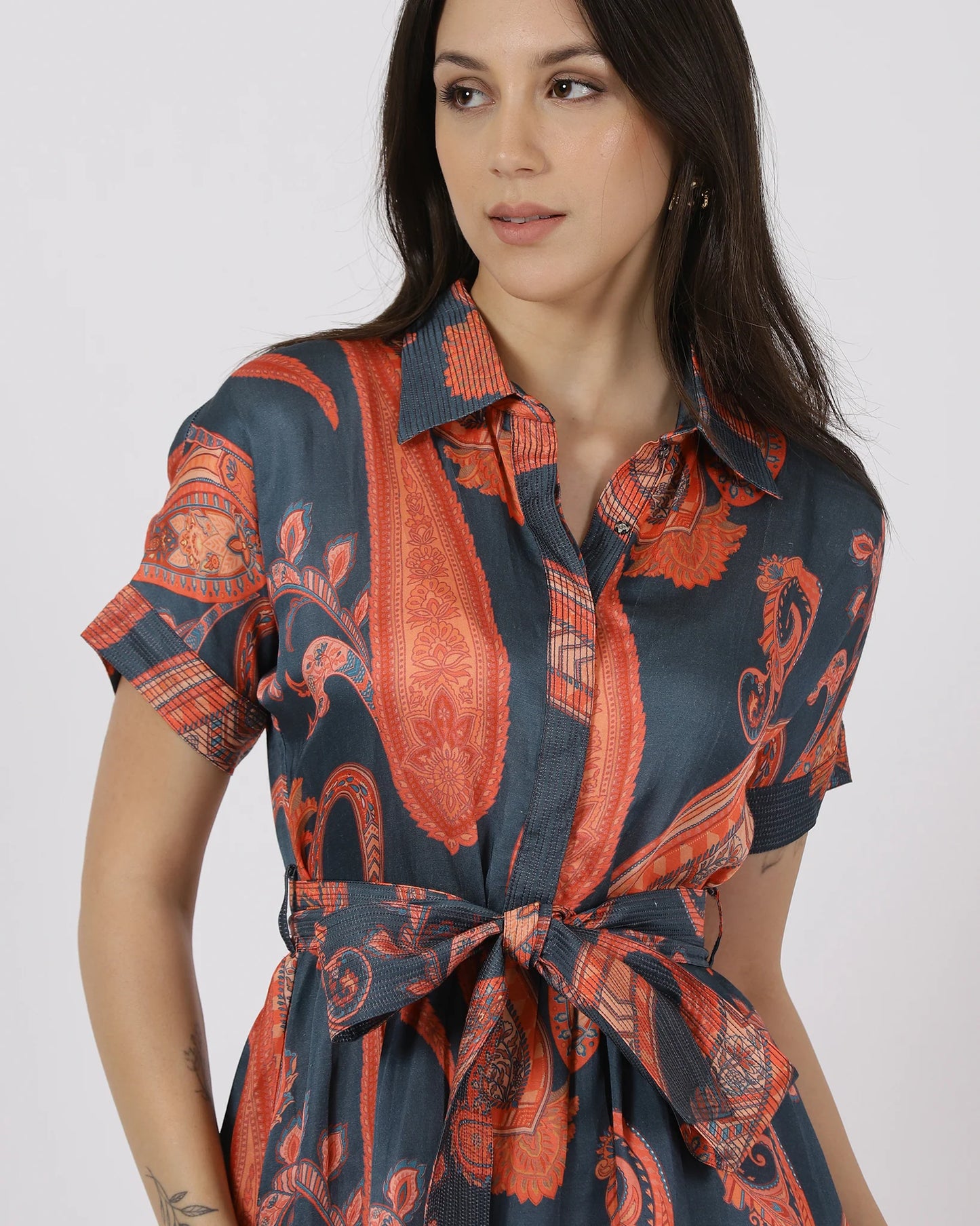 Terra Bloom paisley dress