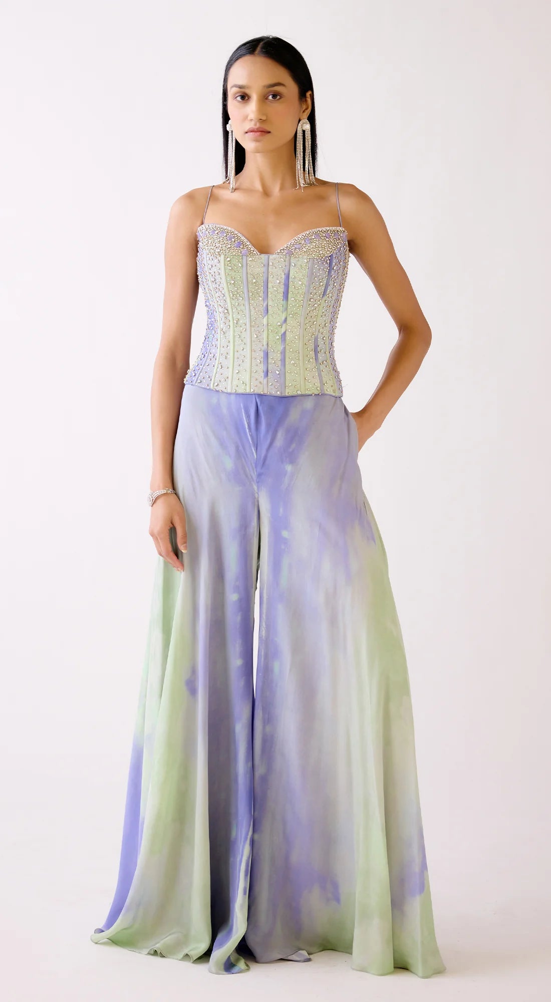 Lavender corset pant set