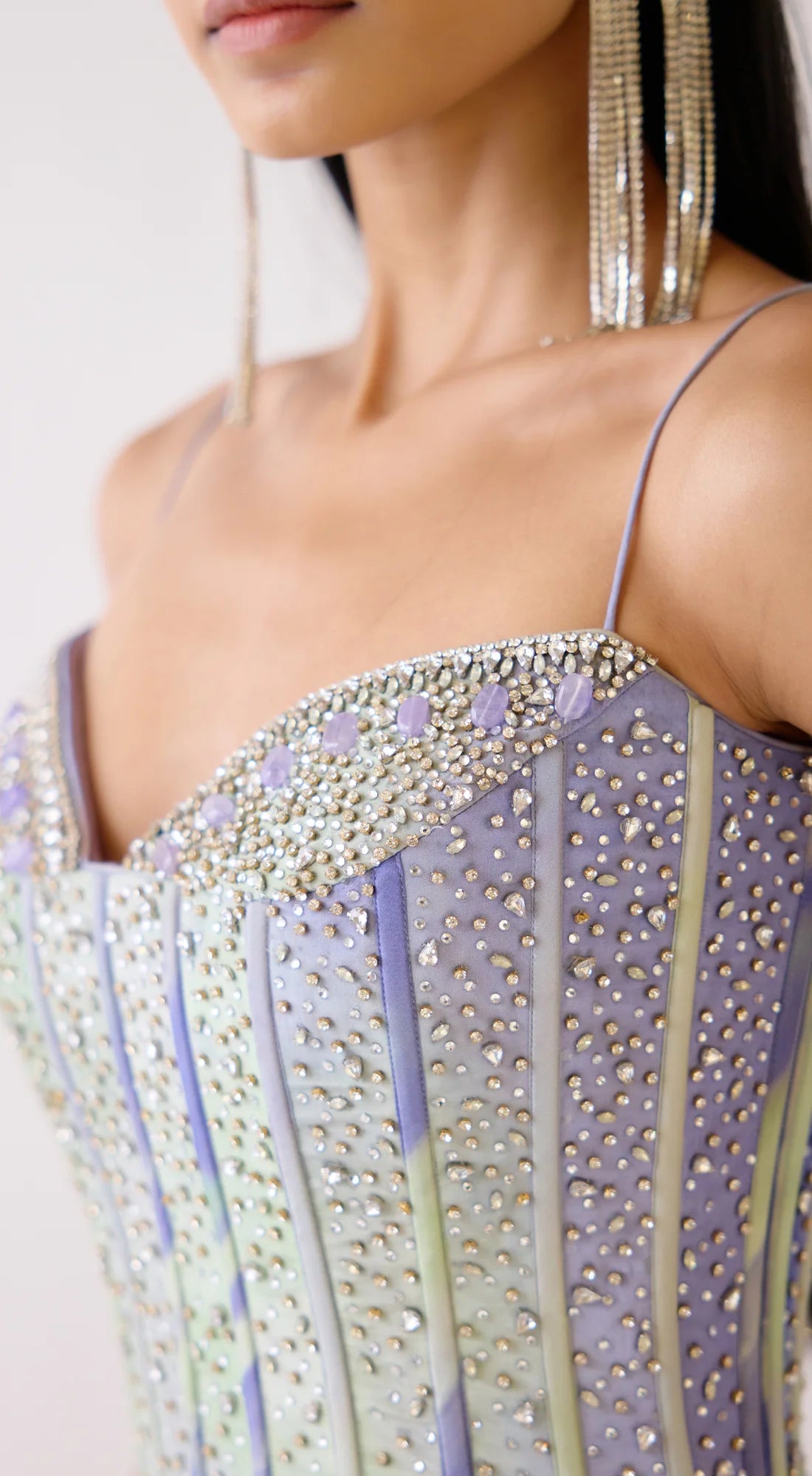 Lavender corset pant set